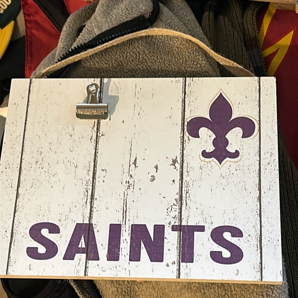 NO Saints Wood Sign - Picture 2 of 5